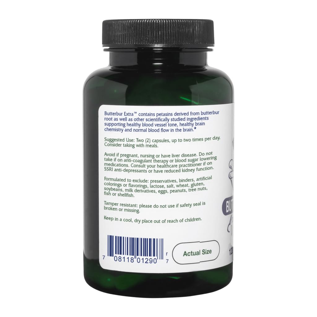 Poudre de racine Butterbur, extrait sûr et naturel pour usage potentiellement régulier.