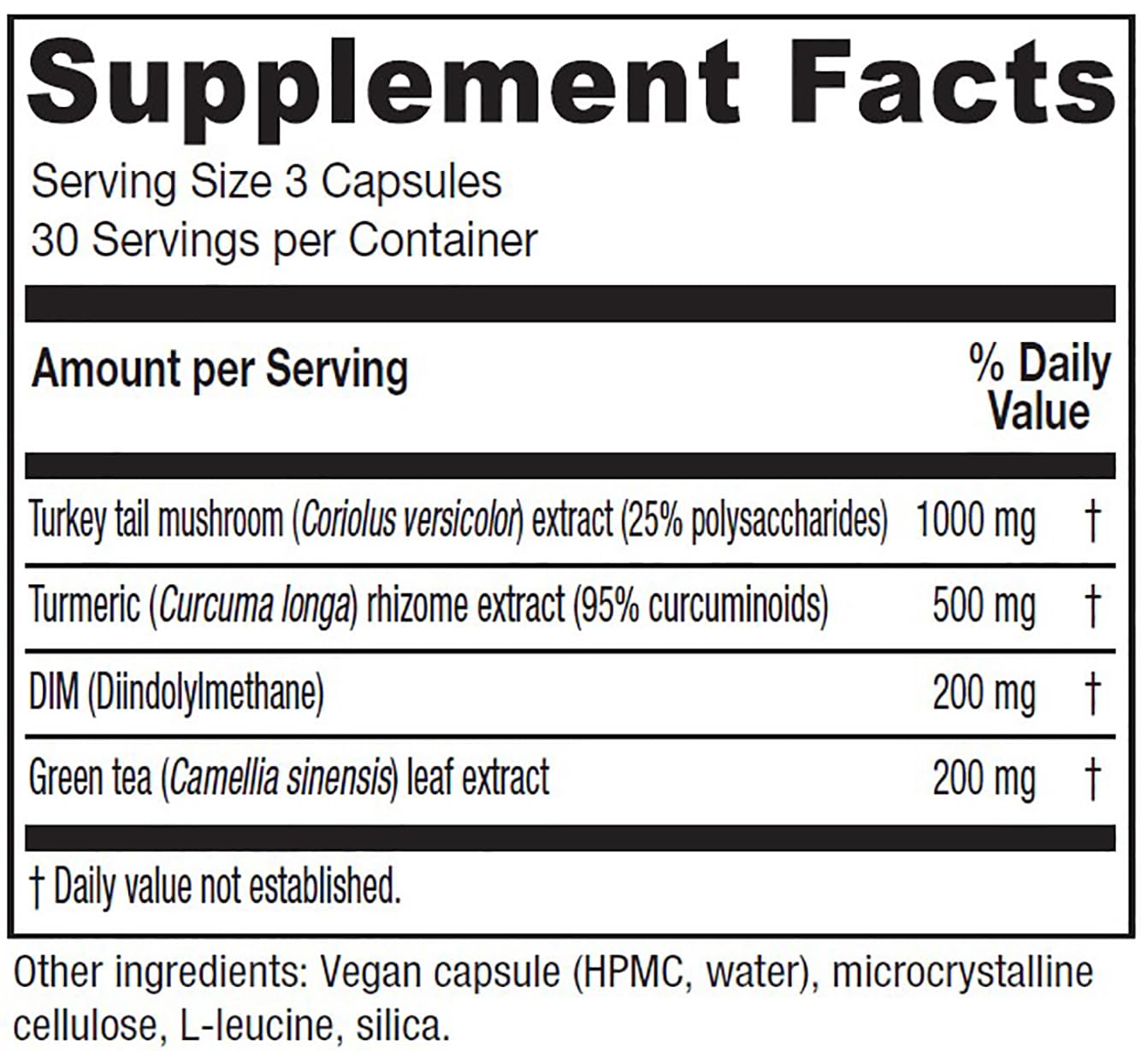 Capsules Vitanica CCDG Blend prêtes à l'emploi pour usage quotidien