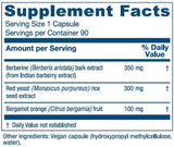 Vitanica CholestBlend capsules véganes: format facile à prendre au quotidien.