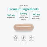 Vitanica Colon Motility Blend — tableau-digestion: visualisation du soutien digestif