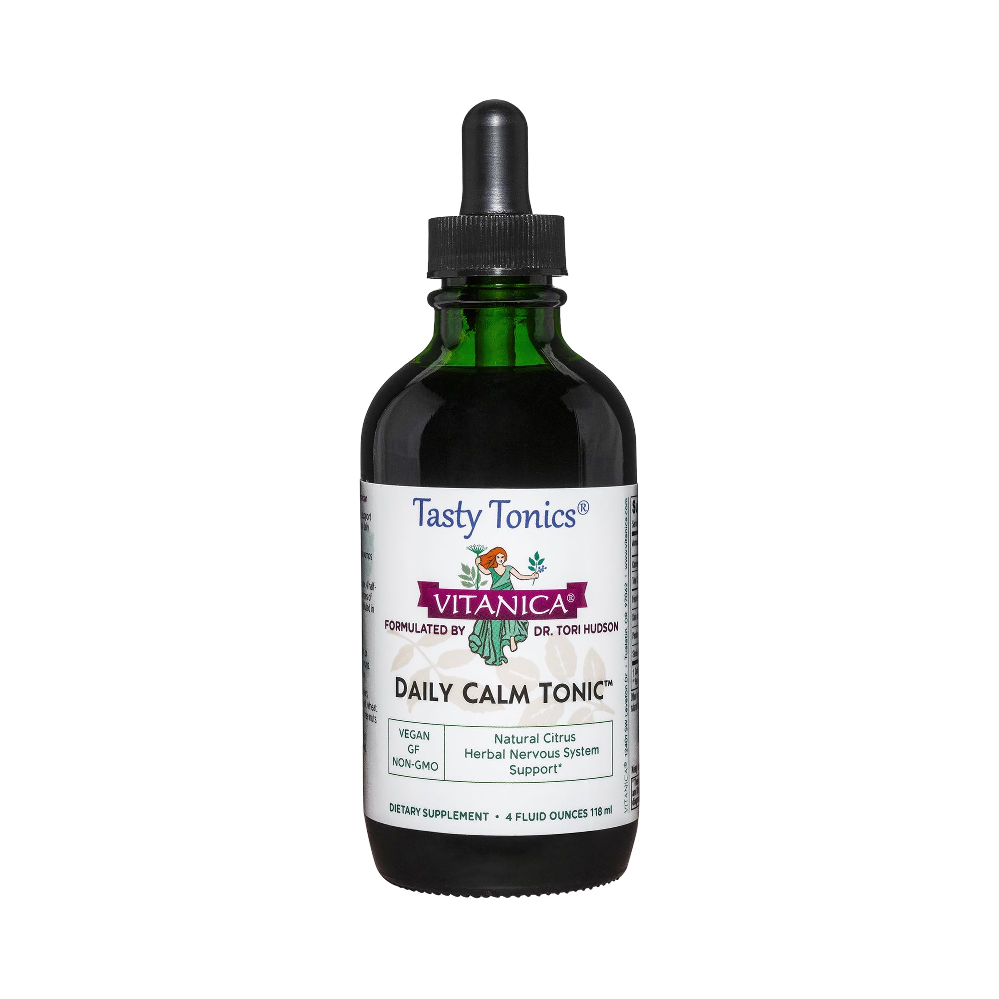 Vitanica Daily Calm Tonic — bouteille prête à favoriser une détente naturelle
