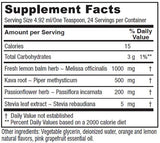 Vitanica Daily Calm Tonic — cuillère-doseuse facilite le dosage quotidien