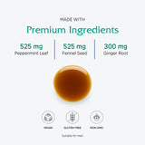 Vitanica Digestion Tonic – goût menthe rafraîchissant, idéal pur ou en infusion.