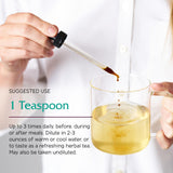 Vitanica Digestion Tonic — utilisation en infusion chaude.
