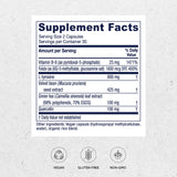 Vitanica Dopamine Assist, capsules en gros plan, soutien possible de l’attention.