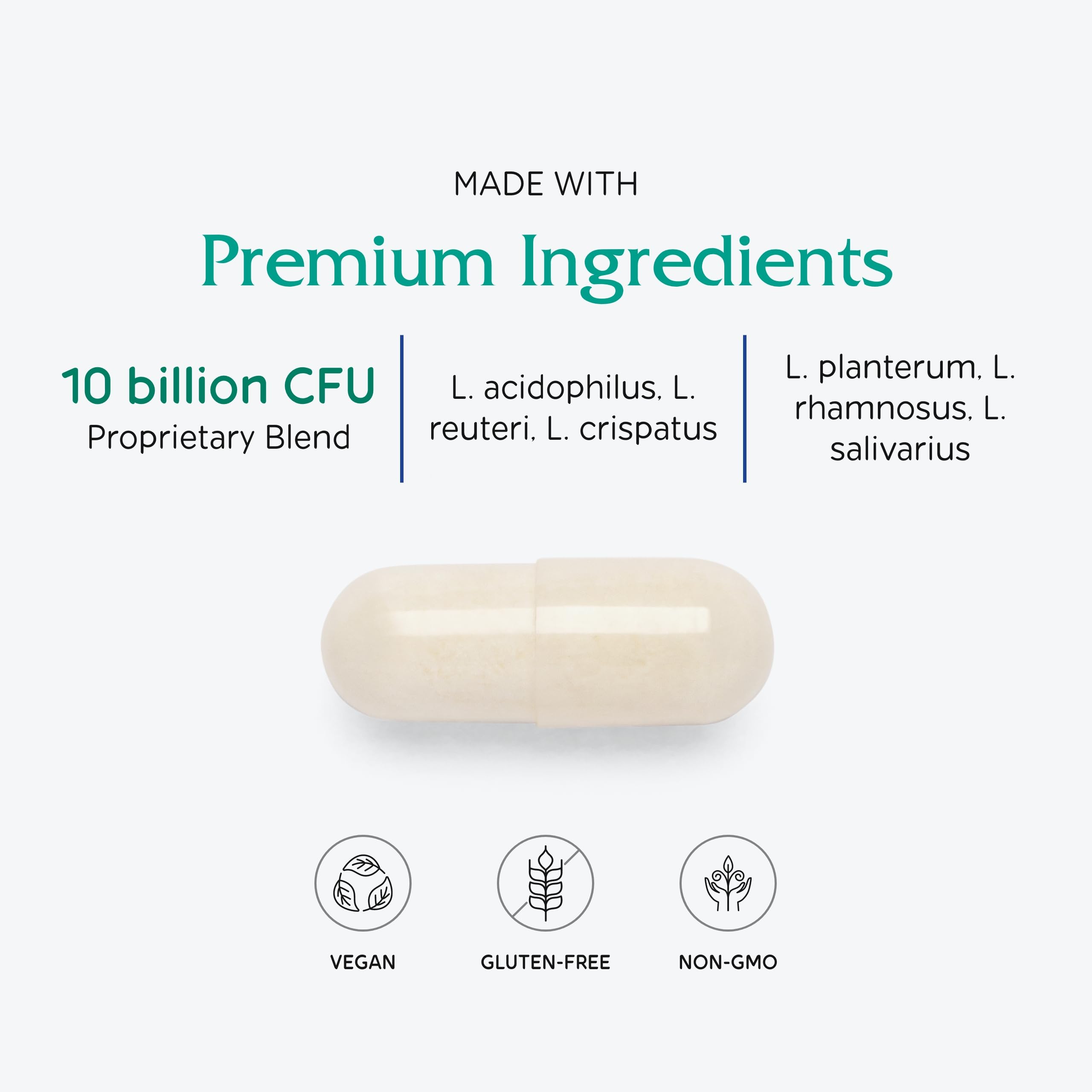 Capsules végétariennes Vitanica FemEcology pour le microbiote vaginal.