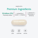 Bouteille ouverte FemEcology révèle les capsules.