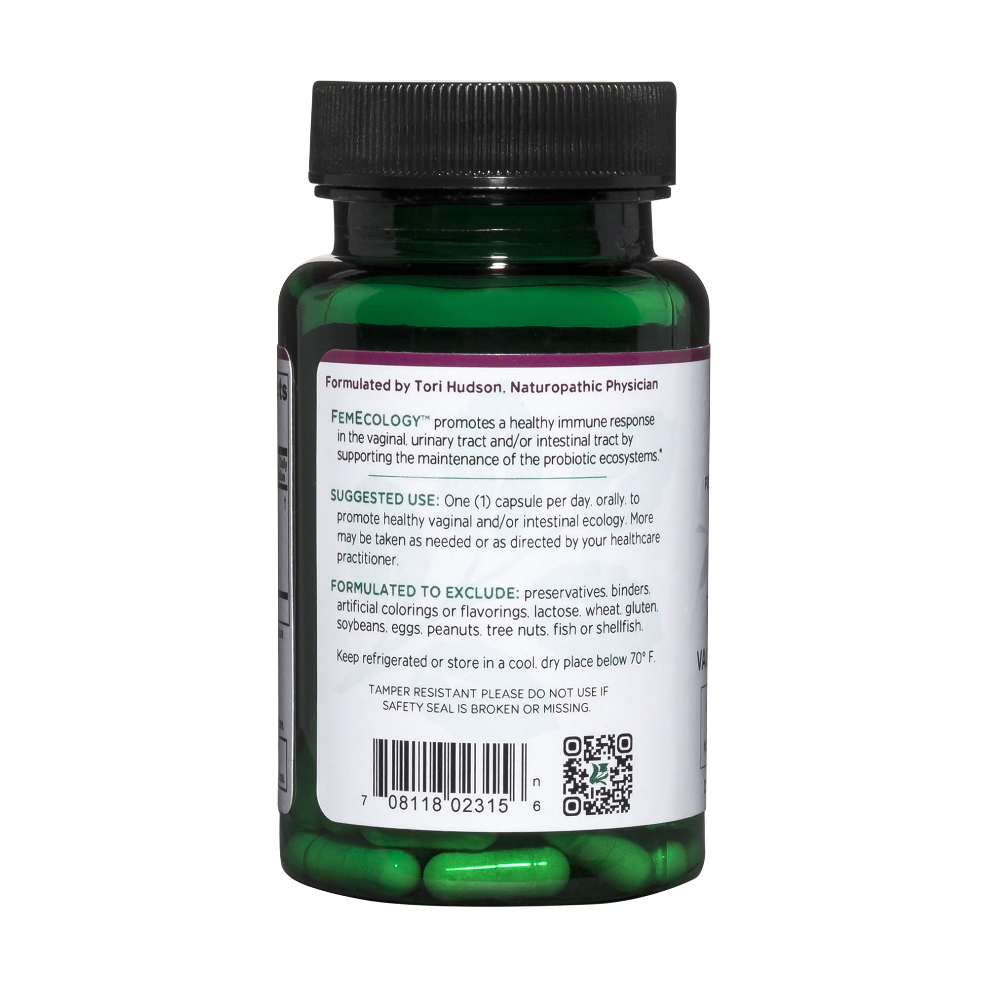 Boîte FemEcology – étui capsules faciles à transporter.