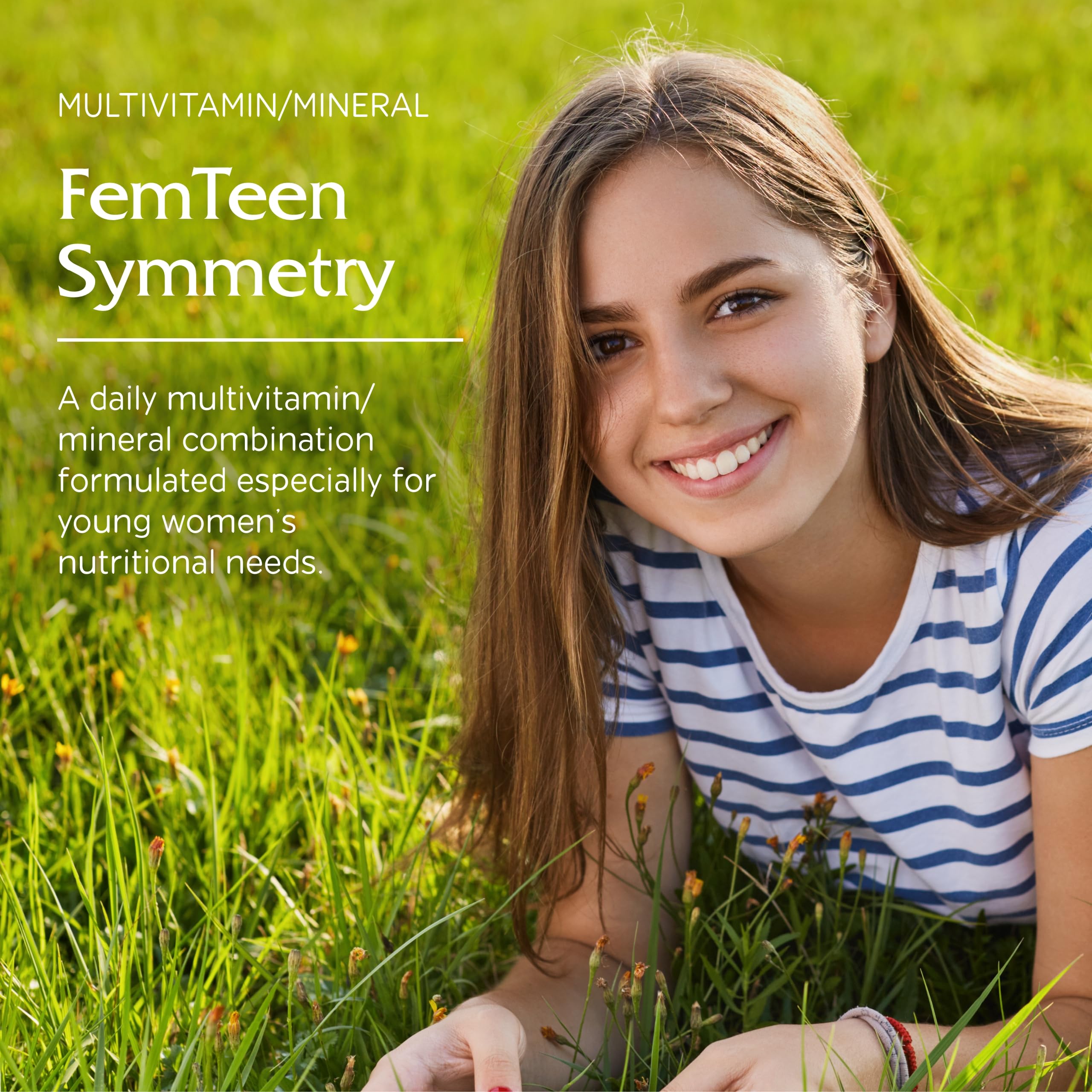Vitanica FemTeen Symmetry – emballage clair et informatif.