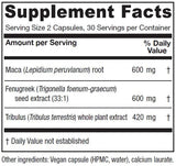 Vitanica FemVitality — emballage recto, informations naturelles sur les ingrédients.