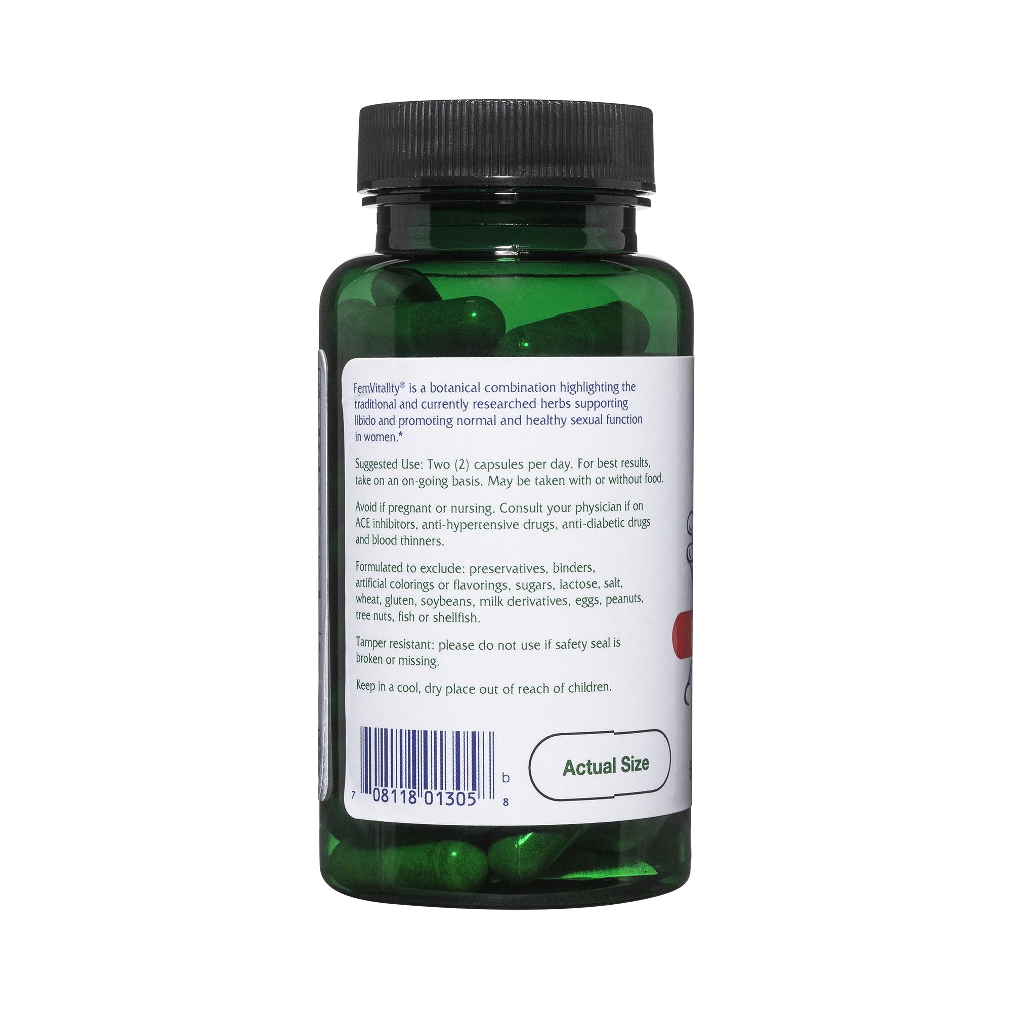 Ingrédient tribulus dans Vitanica FemVitality, soutien potentiel des fonctions féminines.