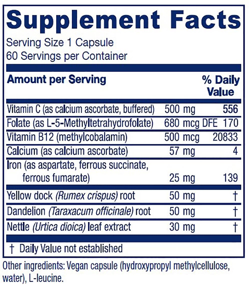 Vitanica Fer Extra - Gélules: formulation facile à tolérer et absorbable.