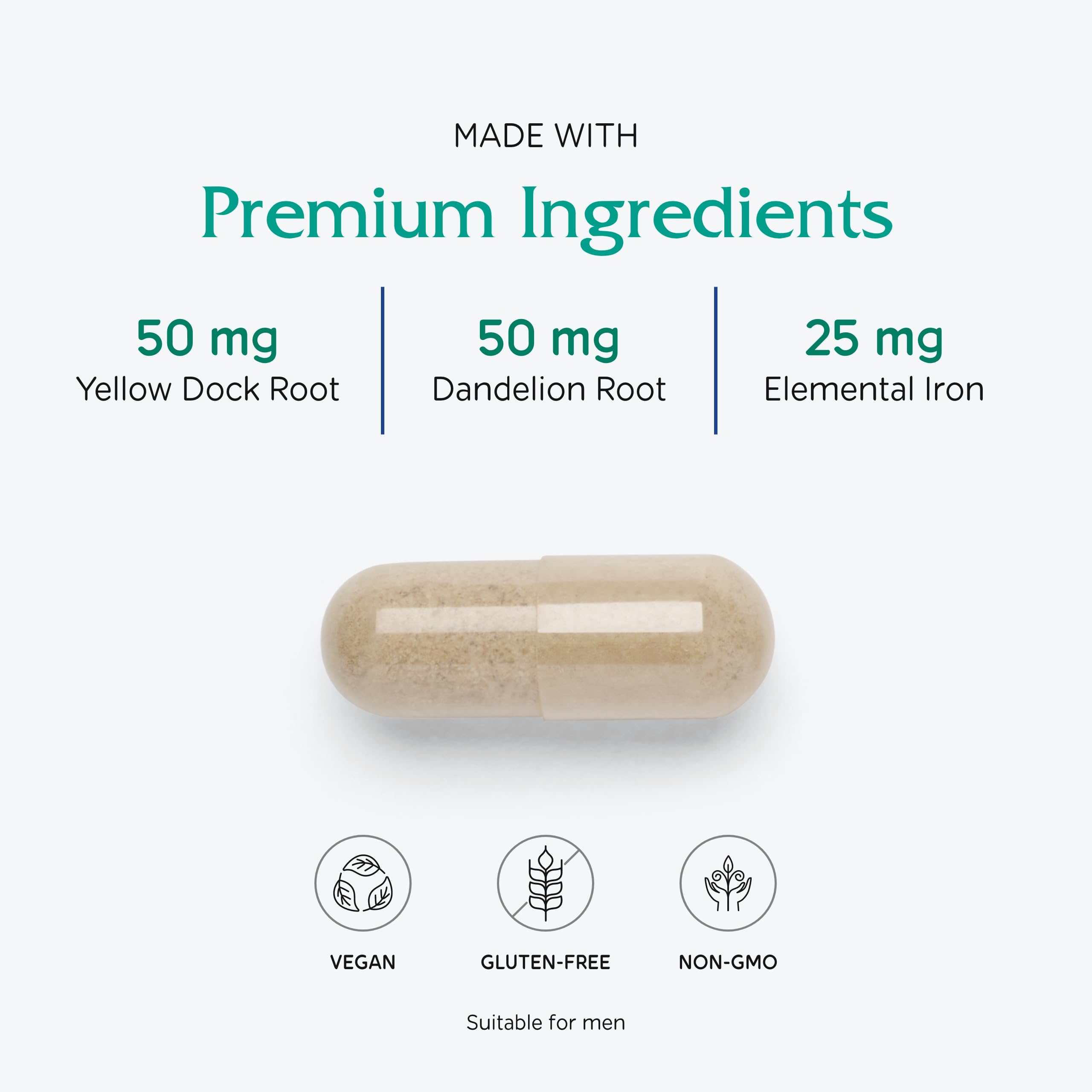 Vitanica Fer Extra - Vitamine C: améliore l'absorption du fer lors des repas.