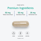 Vitanica Fer Extra - Vitamine C: améliore l'absorption du fer lors des repas.