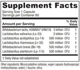 Vitanica Flora Symmetry: gélules probiotiques, favorisant l'équilibre intestinal.