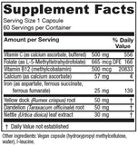 Capsules faciles à avaler, formulation douce pour l’estomac.