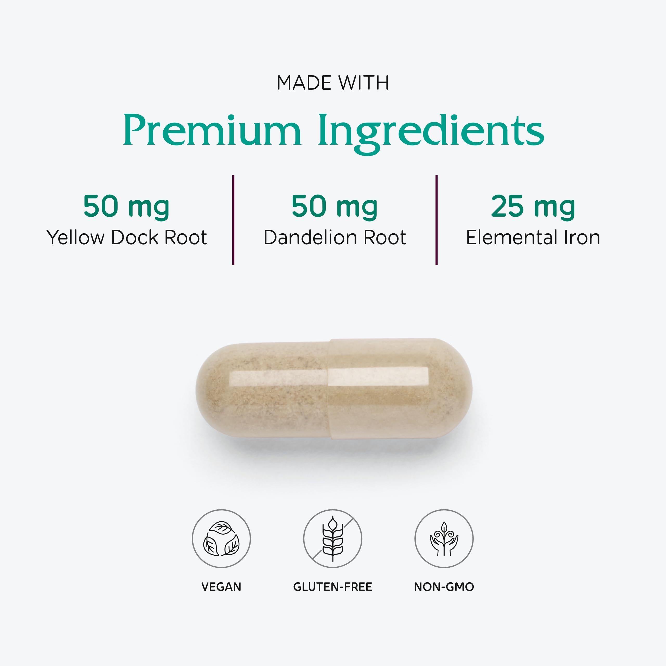 Vitanica Iron Extra: méthylfolate et B12 pour le soutien quotidien.
