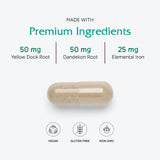 Vitanica Iron Extra: méthylfolate et B12 pour le soutien quotidien.