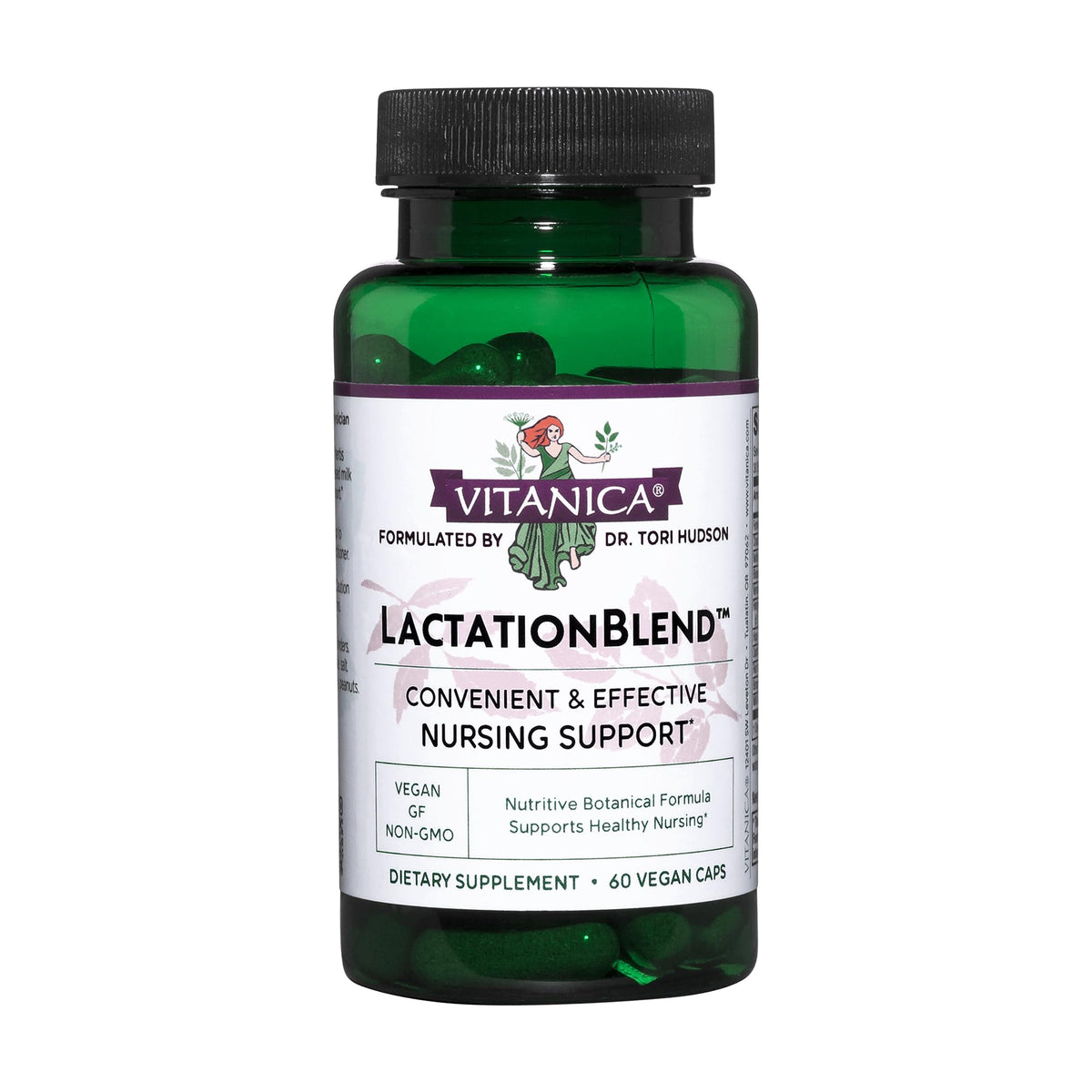 Vitanica LactationBlend: bouteille visible, soutien potentiel à l'allaitement