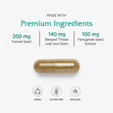 Mélange d'herbes dans Vitanica LactationBlend pour l'allaitement