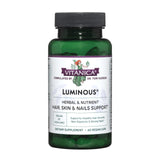 Vitanica Luminous bouteille – soutien potentiel pour cheveux et peau éclatante.