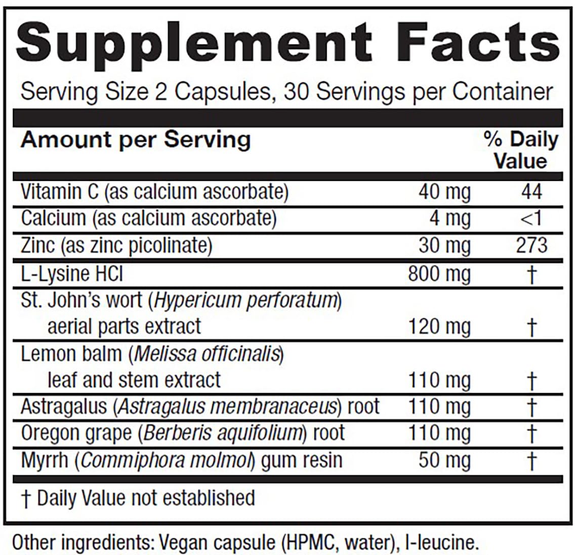 Étiquette Lysine Extra, affichant ingrédients biologiques et sans OGM pour un choix éclairé.