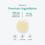 Ingrédients contenant Magnésium et B6 pour une formulation fonctionnelle.