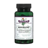 MindBlend de Vitanica sur bouteille avec étiquette lisible et potentiel soutien cérébral.
