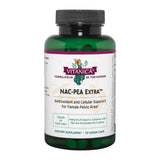 Capsules Vitanica NAC-PEA Extra dans une bouteille, soutien potentiel de l'immunité et des tissus.