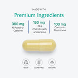 Vitanica NAC-Pea Extra Curcuma: ingrédients anti-inflammatoires naturels