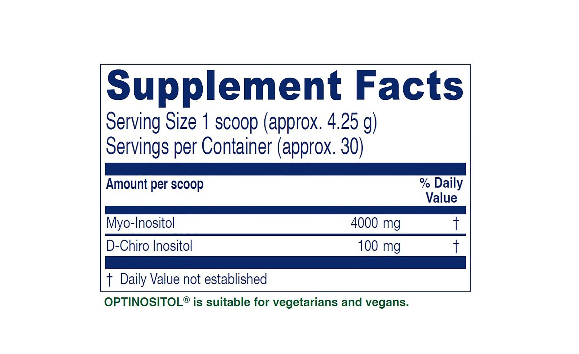 Optinositol – doseuse montrée, prise quotidienne pratique.