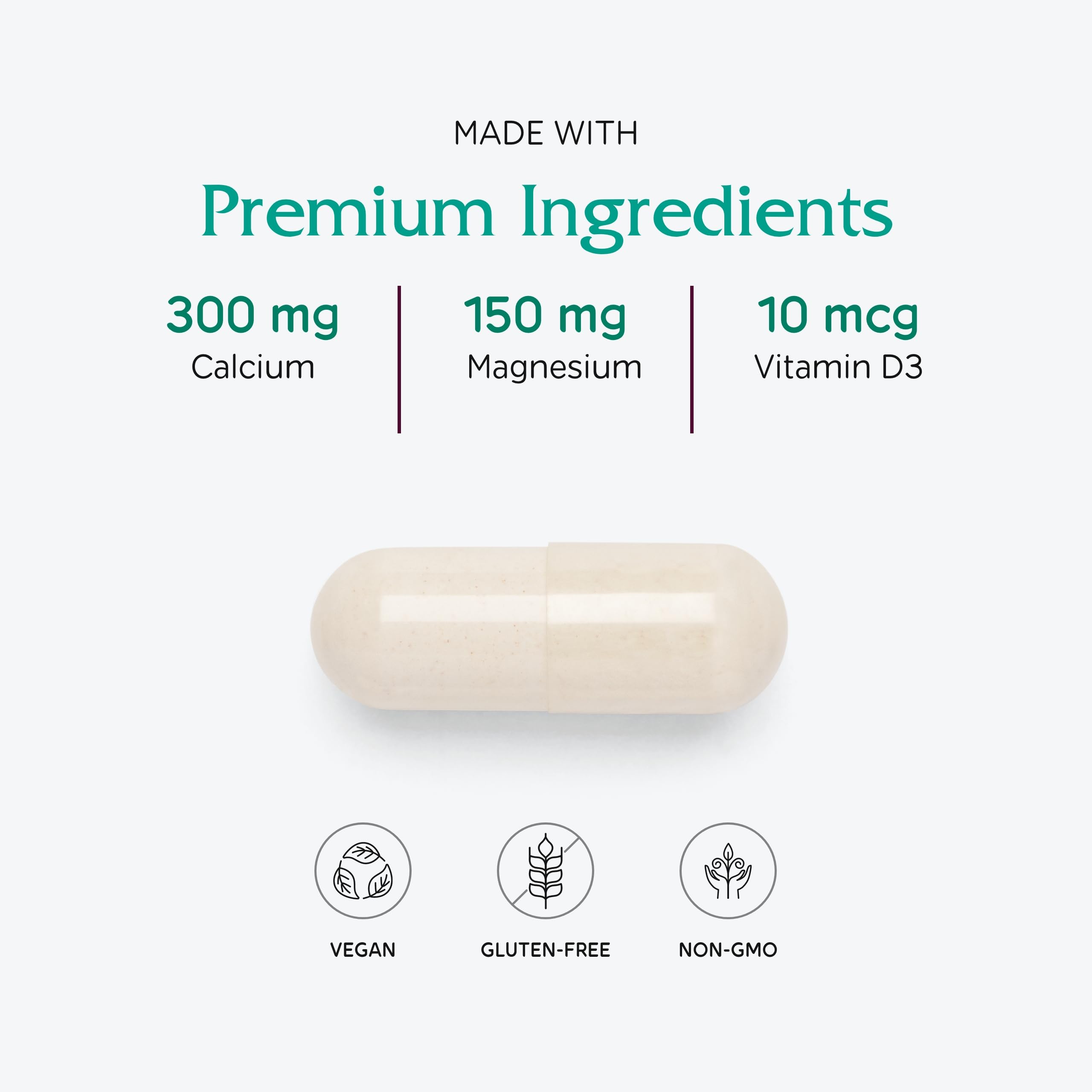 Vitanica OsteoBlend ingrédients et minéraux essentiels.