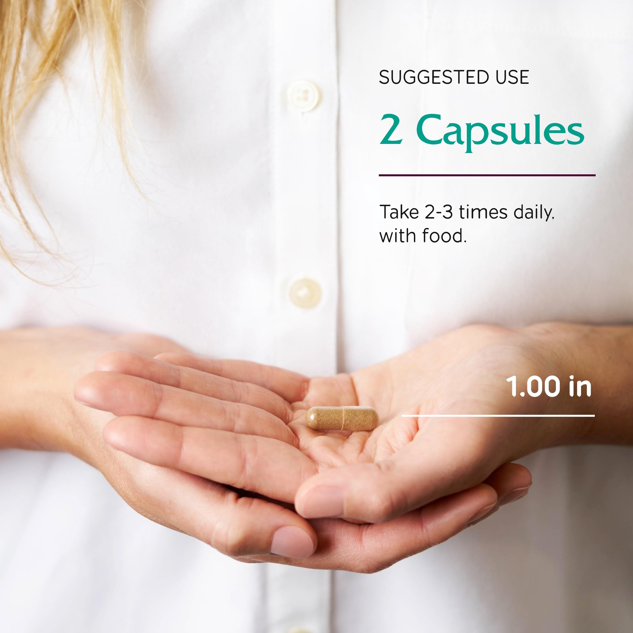 Suggestion d'utilisation: deux capsules par jour avec repas