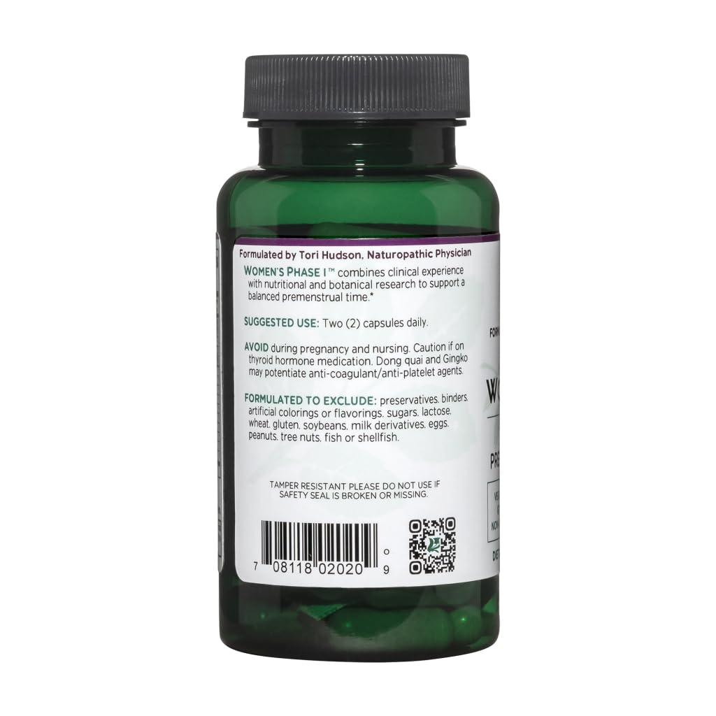 Vitanica Phase I – tableau nutritionnel illustré pour comprendre les ingrédients clés.