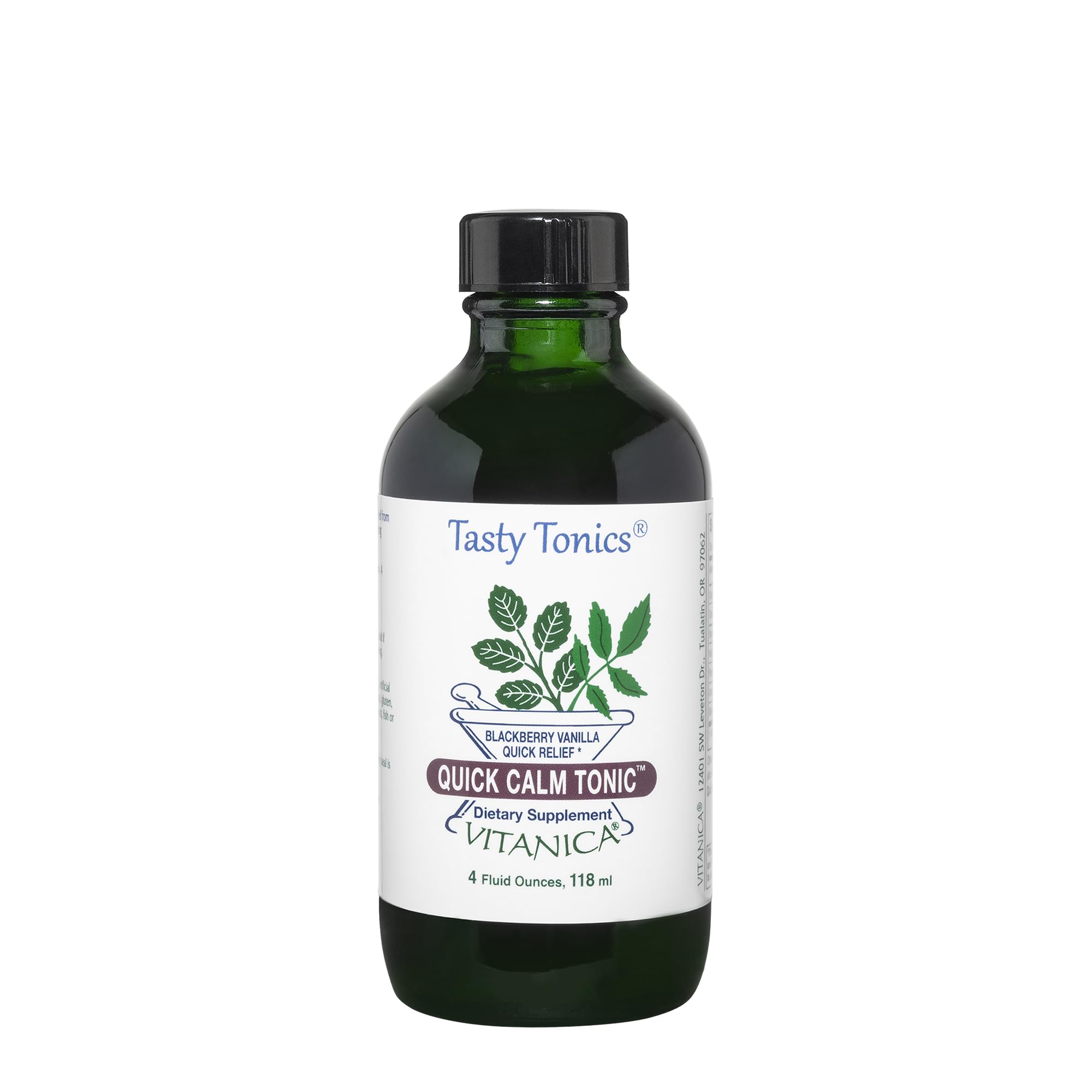 Vitanica Quick Calm Tonic bouteille-pour facilite l'apaisement rapide en déplacement