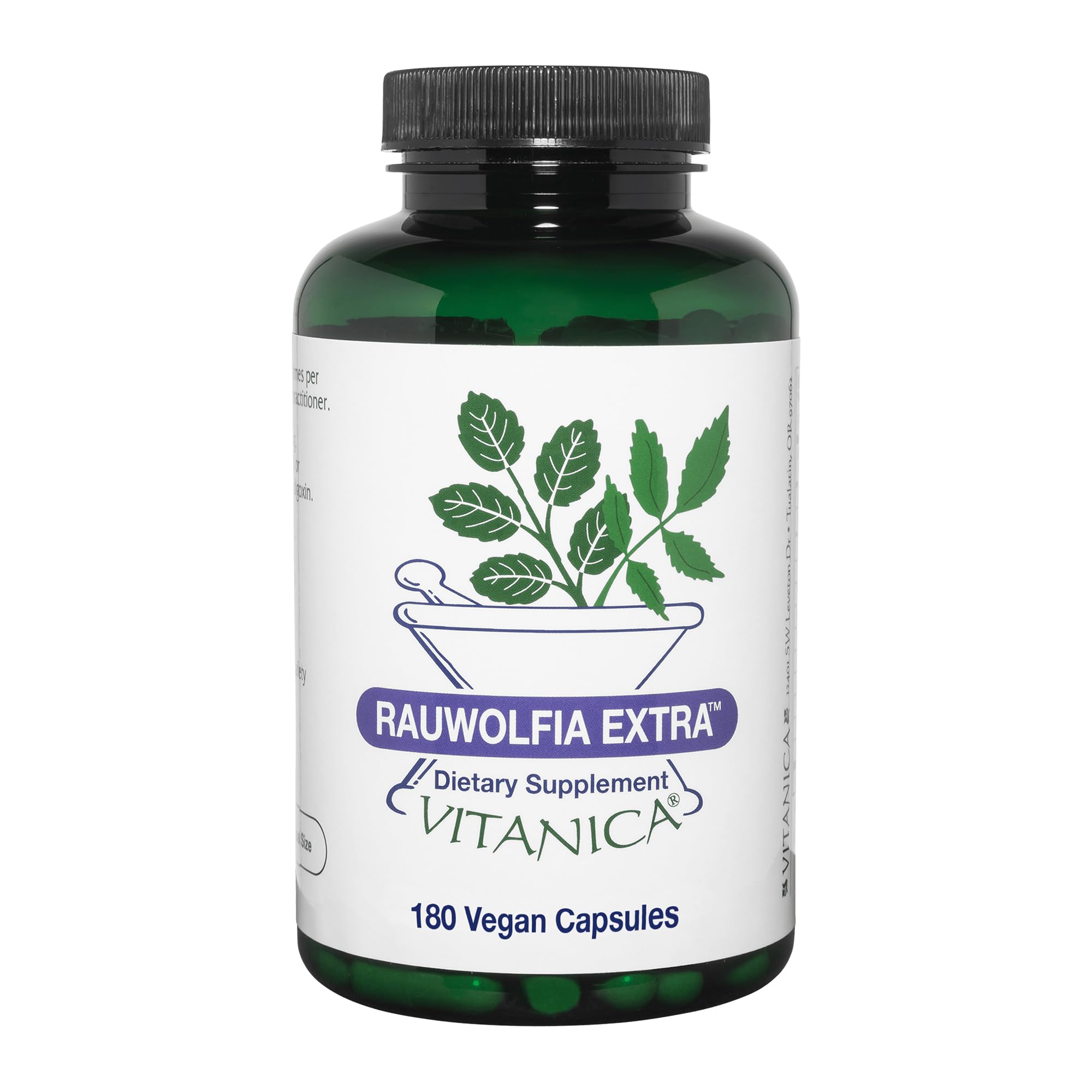 Vitanica Rauwolfia Extra : bouteille pratique pour un soutien potentiel du système circulatoire