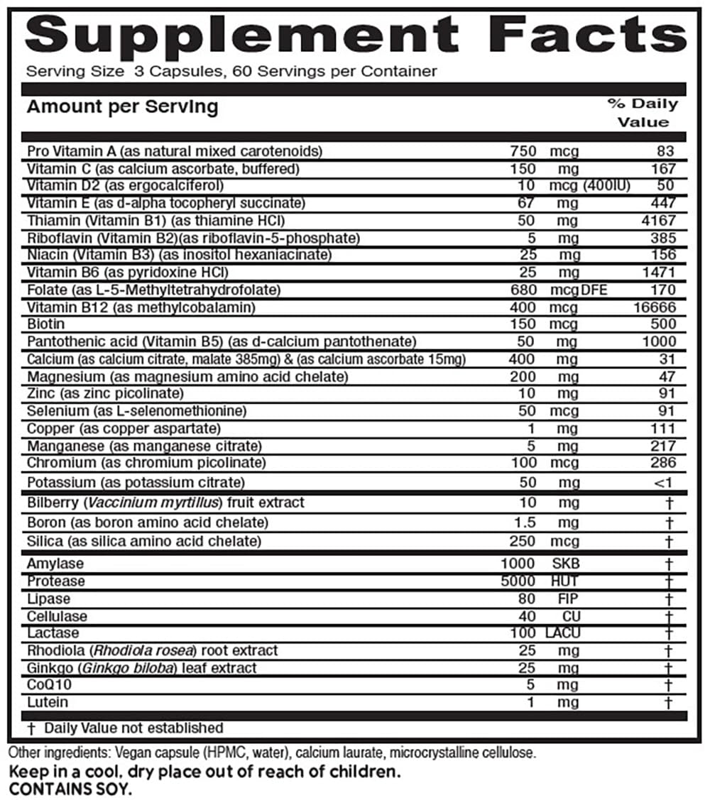 Vitanica Senior Symmetry, gelules en gros plan, prise simple et régulière.