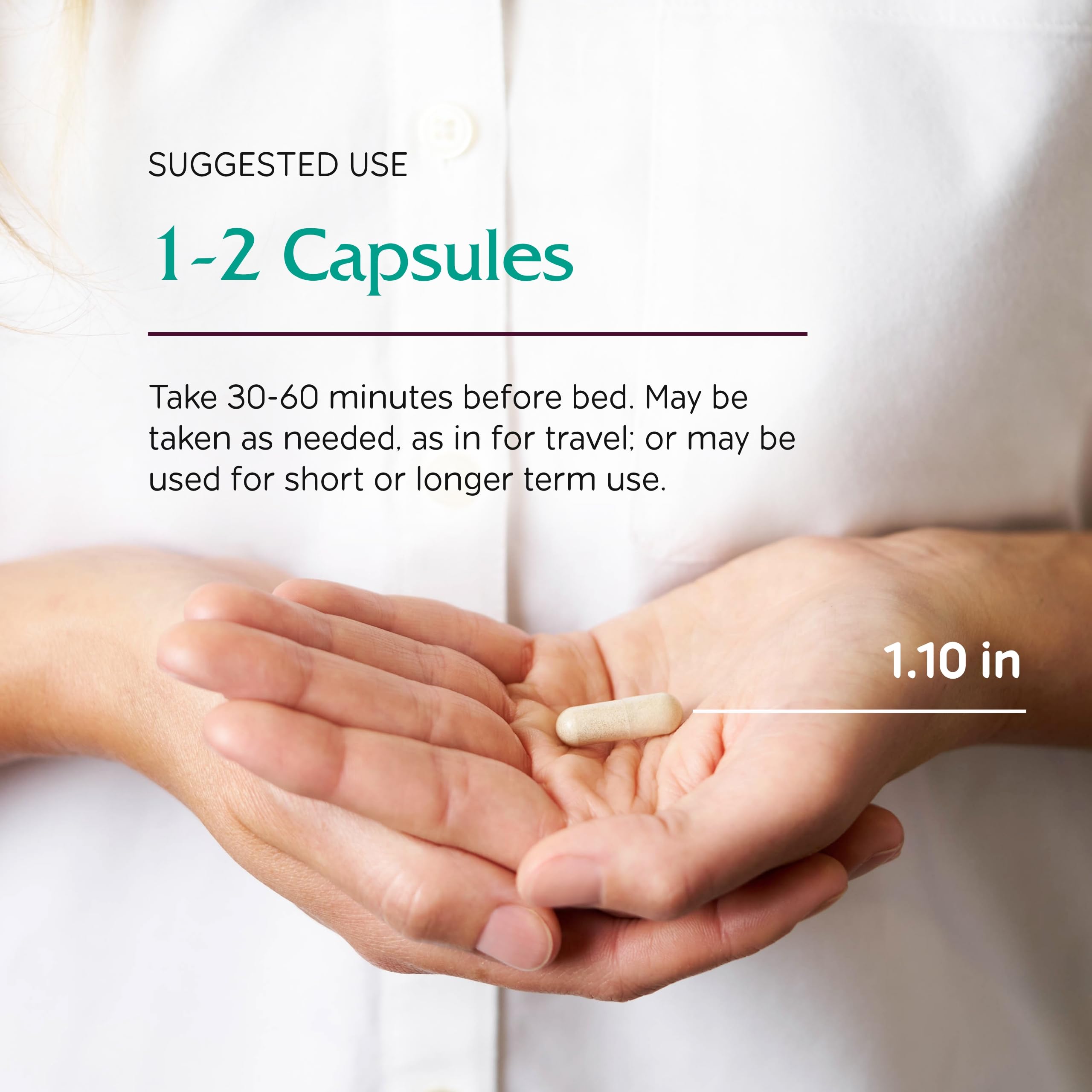 Ingrédients 5-HTP et vitamines B, aide possible à l équilibre du sommeil.