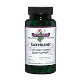 Vitanica Sleepblend: bouteille dans un cadre chaleureux, soutien discret au cycle de sommeil.