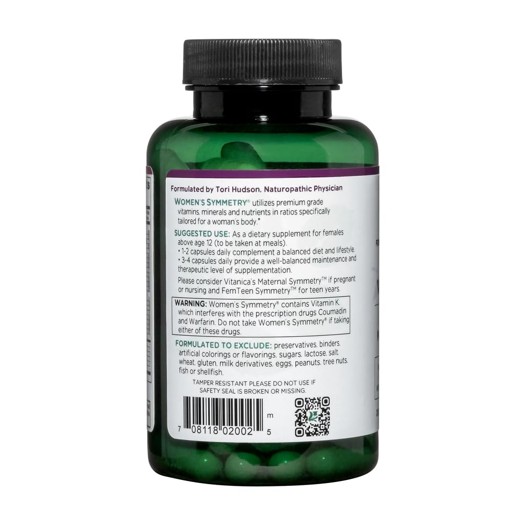 Vitanica Symmetry: composition vitamines et minéraux, clé pour un équilibre nutritionnel éventuel.