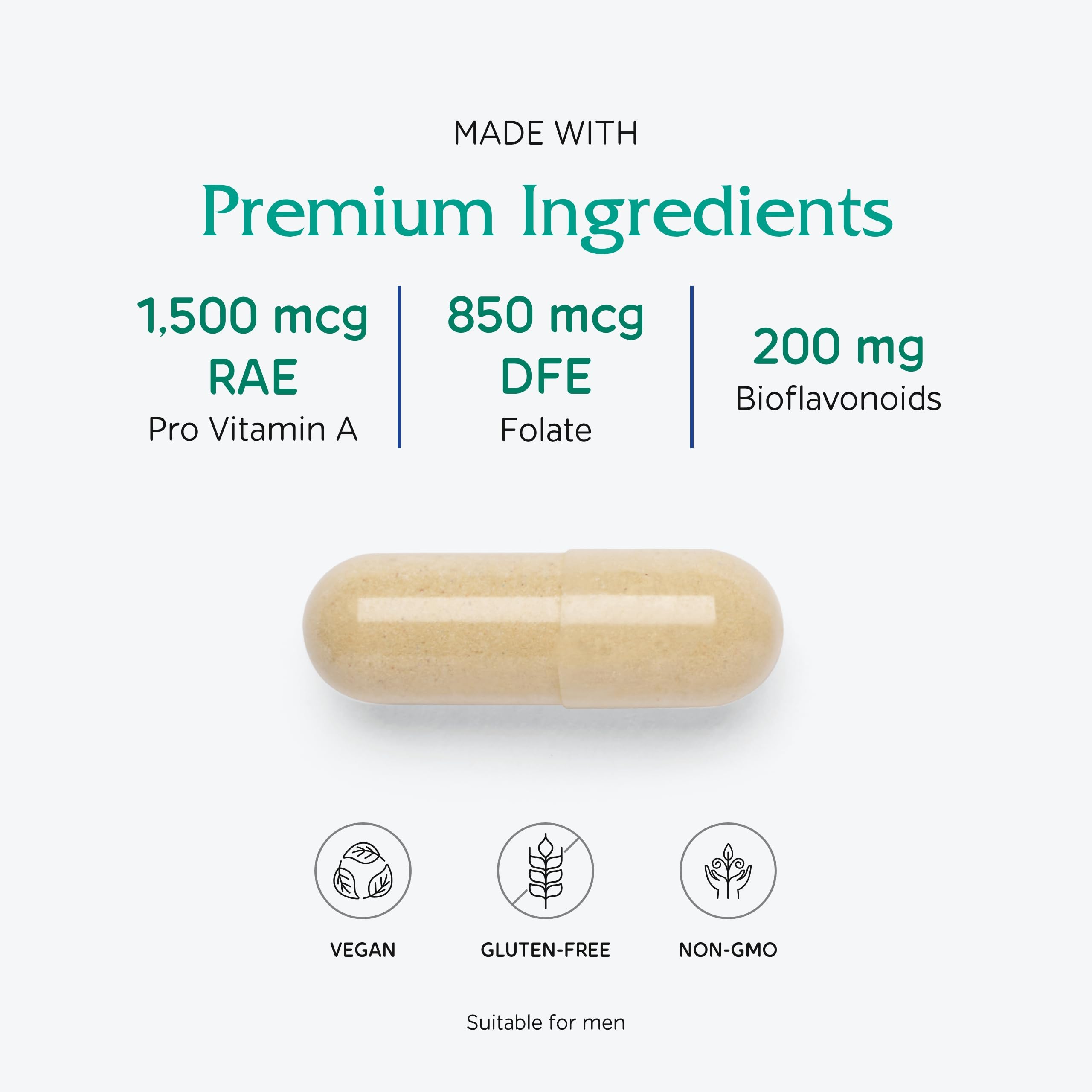 Vitanica Symmetry, produit végan et hypoallergénique sans conservateurs.