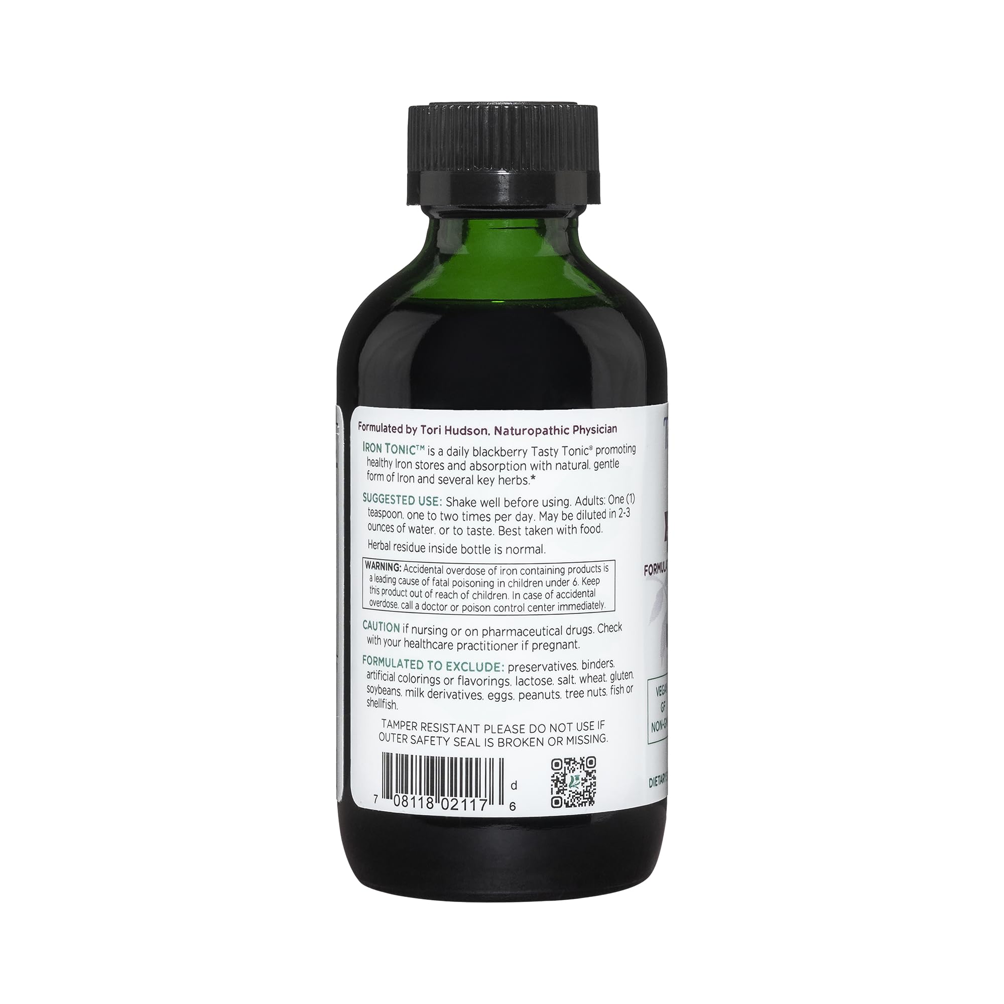Vitanica Tonic au Fer – Saveur mûre, prise facile au quotidien.