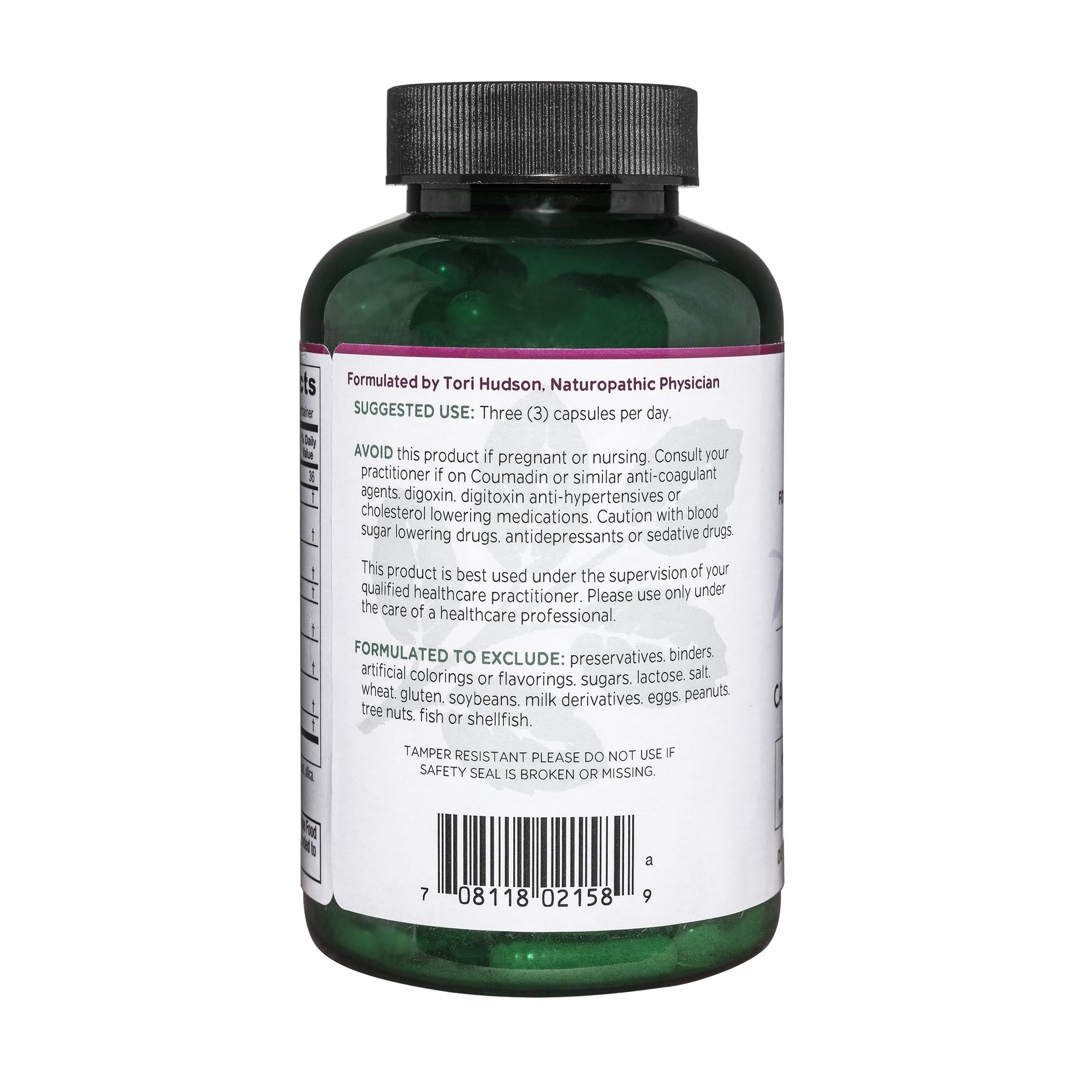 Vitanica VasoBlend – étiquette claire présentant la formulation et les bénéfices potentiels.