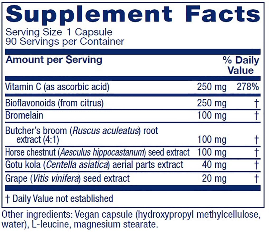 Vitanica VeinoBlend – Capsule en gros plan, usage quotidien potentiel pour le confort veineux.