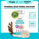 Vitapia Coral Calcium boîte pilules, pratique pour prises régulières.