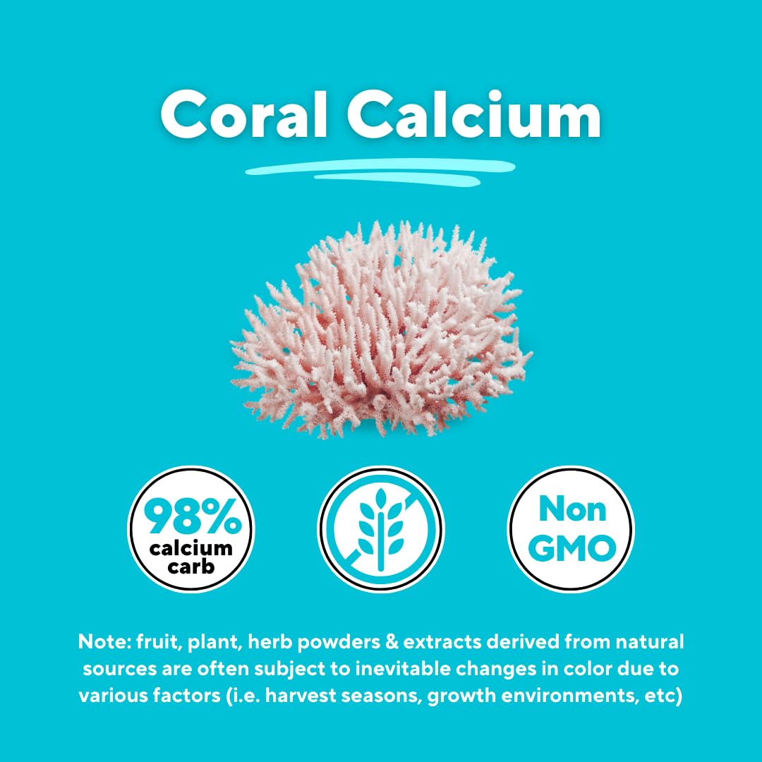 Vitapia Coral Calcium capsules végan, sans allergènes pour mode de vie sain.