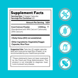 Vitapia Coral Calcium emballage durable souligne la traçabilité et la qualité du produit.