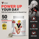 Vitargo Doseur Poudre Fruit Punch, mesure précise pour une préparation fiable.