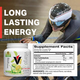 Vitargo goût citron-lime rafraîchissant, idéal pour l’hydratation pendant l’entraînement.