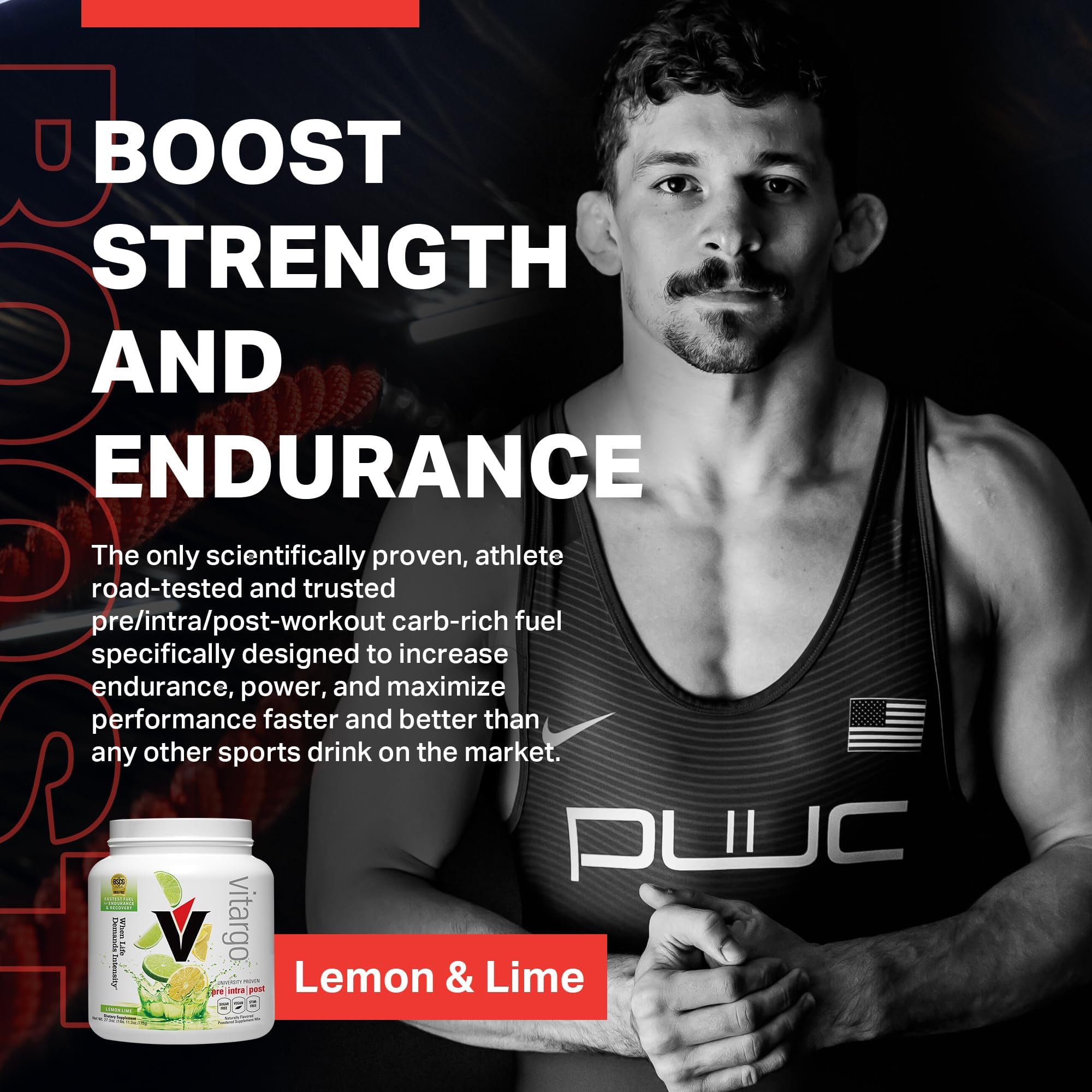 Vitargo post-entraînement dans le gobelet, aide à la récupération musculaire après l'effort.
